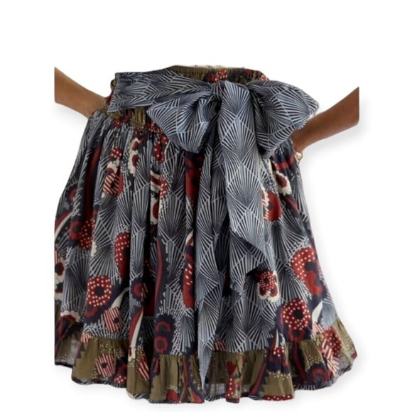 Voluminous Anthropologie LetMeBe Fit & Flare Mini Skirt Size S NWT - Picture 3 of 13